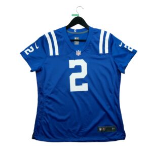Maillot manches courtes femme bleu Nike Equipe Indianapolis Colts QWE0396