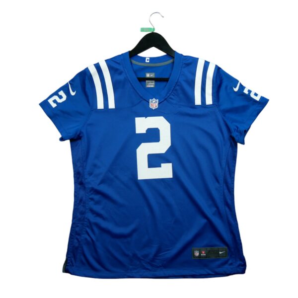 Maillot manches courtes femme bleu Nike Equipe Indianapolis Colts QWE0396