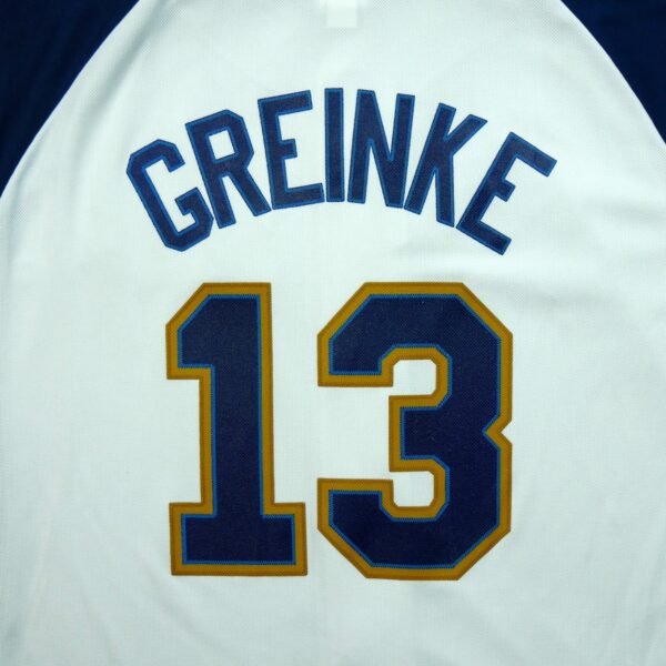Maillot manches courtes homme blanc MLB Equipe Brewers de Milwaukee QWE3150