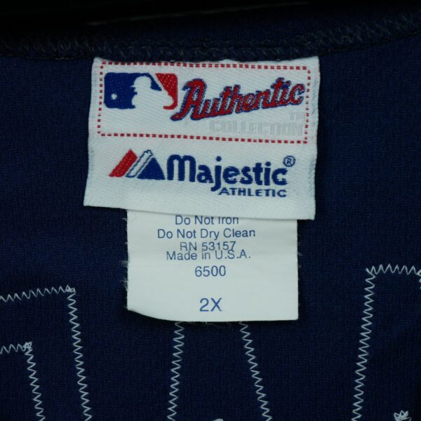 Maillot manches courtes homme marine Majestic Equipe Nationals de Washington QWE3226