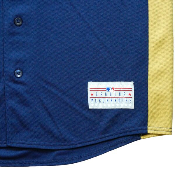 Maillot manches courtes homme marine MLB Equipe Brewers de Milwaukee QWE0434