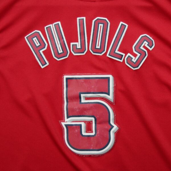 Maillot manches courtes homme rouge Majestic Equipe Angels de Los Angeles