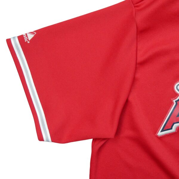 Maillot manches courtes homme rouge Majestic Equipe Angels de Los Angeles