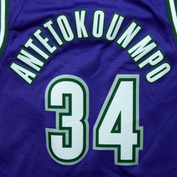 Maillot sans manches enfant violet Nike Equipe Bucks de Milwaukee QWE3268