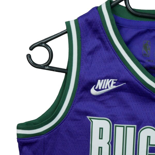 Maillot sans manches enfant violet Nike Equipe Bucks de Milwaukee QWE3268