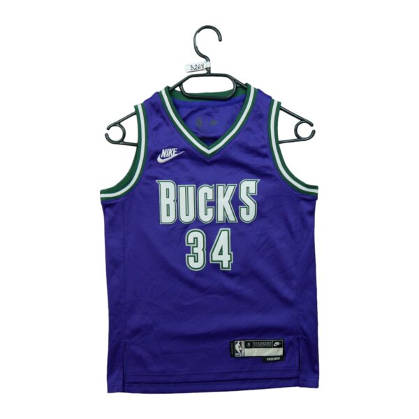 Maillot sans manches enfant violet Nike Equipe Bucks de Milwaukee QWE3268