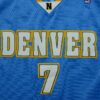 Maillot sans manches homme bleu Adidas Equipe Nuggets de Denver QWE3454