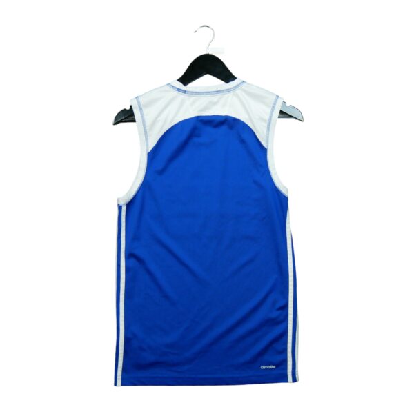 Maillot sans manches homme bleu Adidas QWE3439