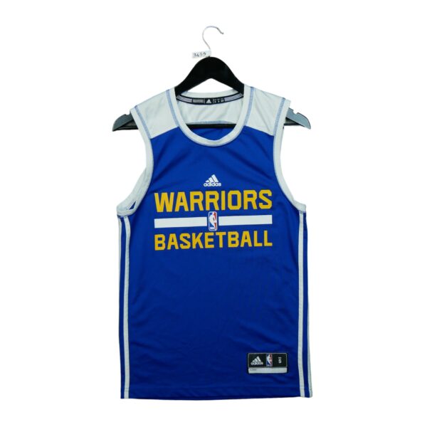 Maillot sans manches homme bleu Adidas QWE3439