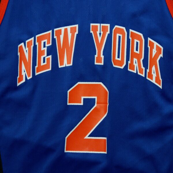 Maillot sans manches homme bleu Champion Equipe Knicks de New York QWE3523