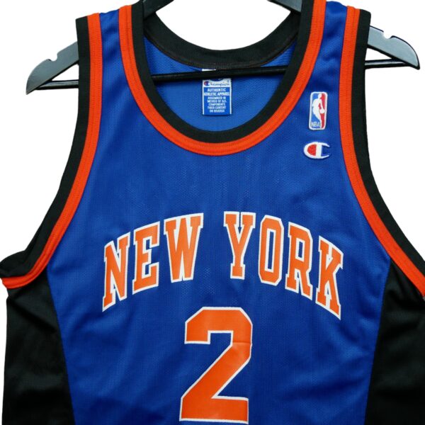 Maillot sans manches homme bleu Champion Equipe Knicks de New York QWE3523