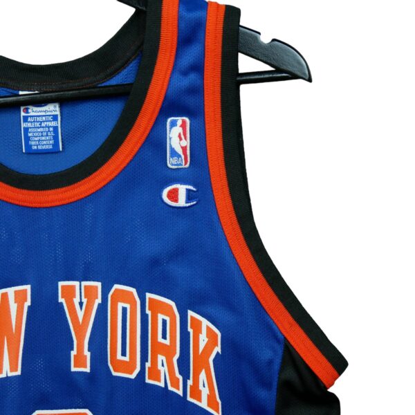 Maillot sans manches homme bleu Champion Equipe Knicks de New York QWE3523