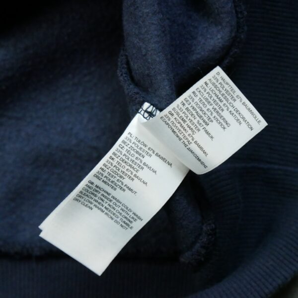 Sweat a capuche femme manches longues marine The North Face Motif imprime Col Rond QWE3305
