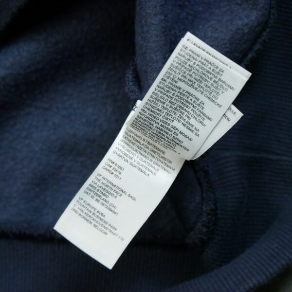 Sweat a capuche femme manches longues marine The North Face Motif imprime Col Rond QWE3305