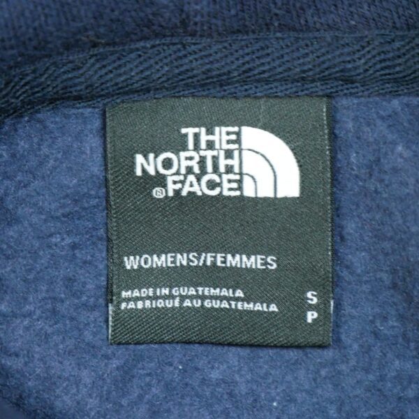 Sweat a capuche femme manches longues marine The North Face Motif imprime Col Rond QWE3305