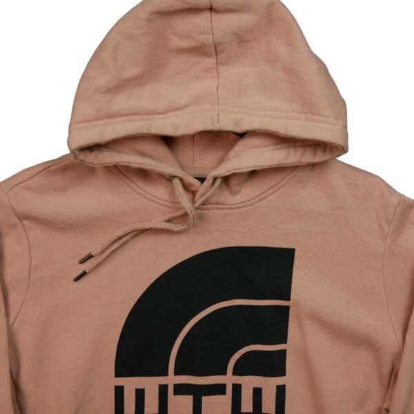 Sweat a capuche femme manches longues rose The North Face Motif imprime Col Rond QWE3600