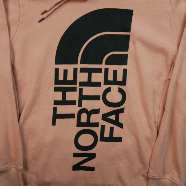 Sweat a capuche femme manches longues rose The North Face Motif imprime Col Rond QWE3600