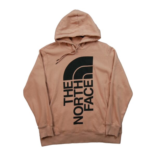 Sweat a capuche femme manches longues rose The North Face Motif imprime Col Rond QWE3600