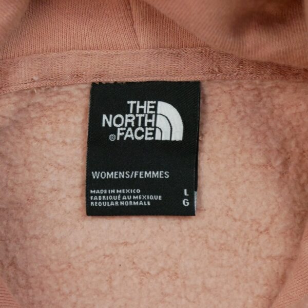 Sweat a capuche femme manches longues rose The North Face Motif imprime Col Rond QWE3600