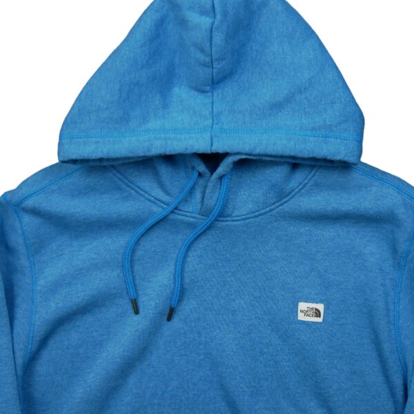 Sweat a capuche homme manches longues bleu The North Face Col Rond QWE3847