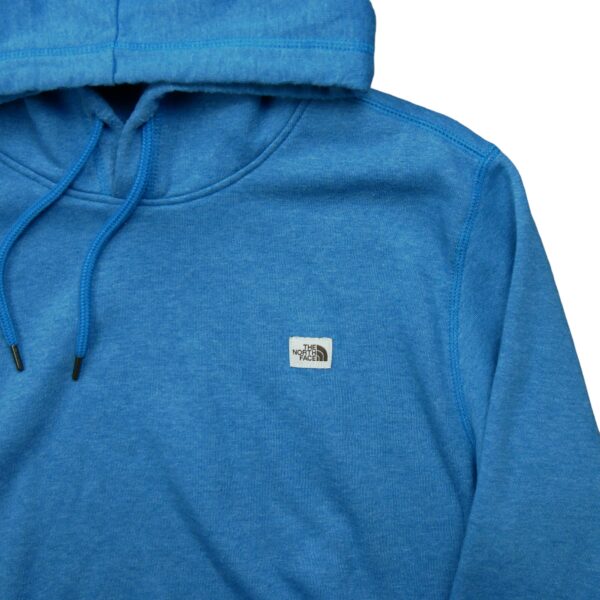 Sweat a capuche homme manches longues bleu The North Face Col Rond QWE3847