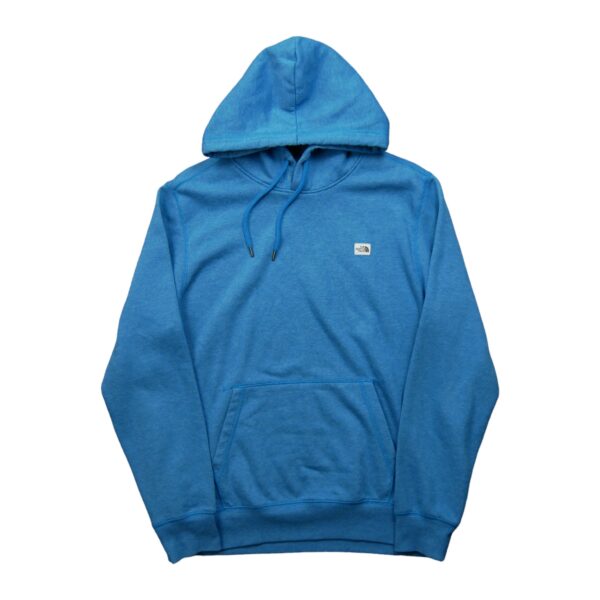 Sweat a capuche homme manches longues bleu The North Face Col Rond QWE3847