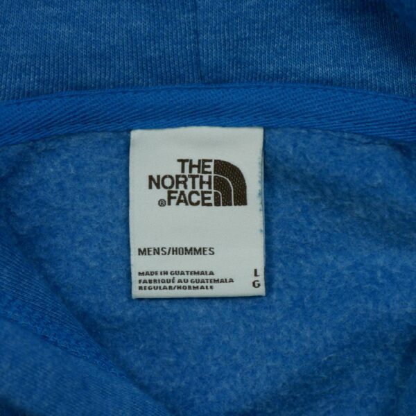 Sweat a capuche homme manches longues bleu The North Face Col Rond QWE3847