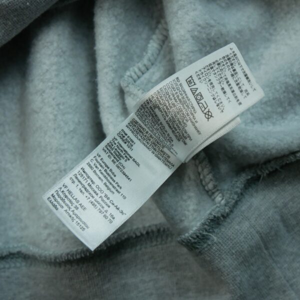 Sweat a capuche homme manches longues gris The North Face Motif imprime Col Rond QWE3361