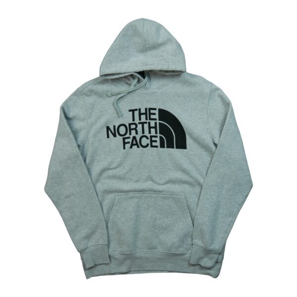 Sweat a capuche homme manches longues gris The North Face Motif imprime Col Rond QWE3361