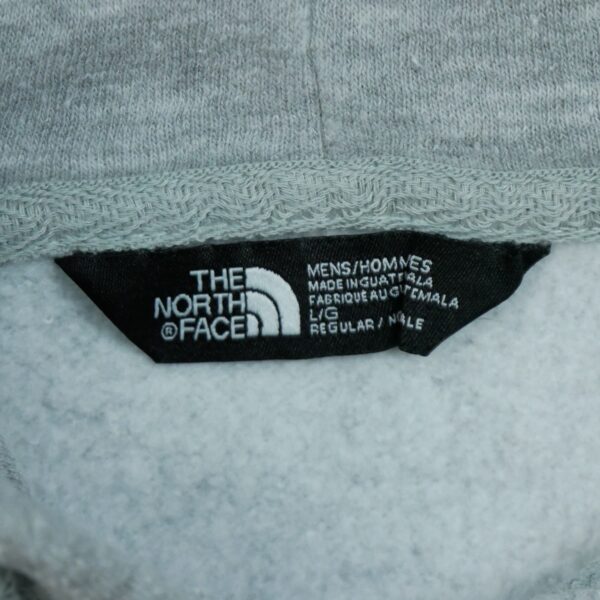 Sweat a capuche homme manches longues gris The North Face Motif imprime Col Rond QWE3361