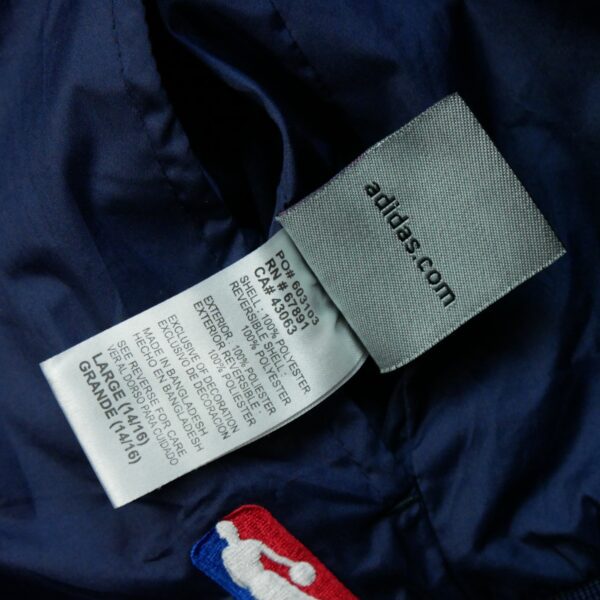 Blouson enfant manches longues bleu Adidas Col Montant Equipe Thunder dOklahoma City QWE3620