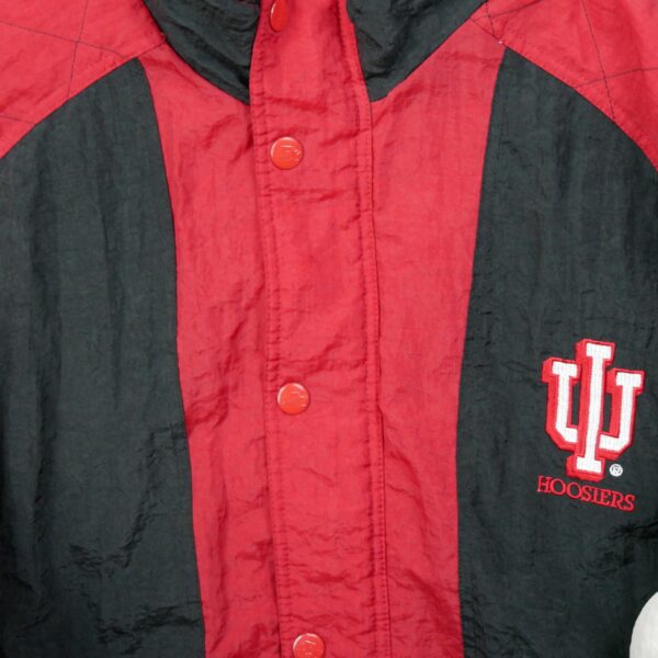 Blouson homme manches longues rouge Starter Col Montant Equipe Indiana QWE0415