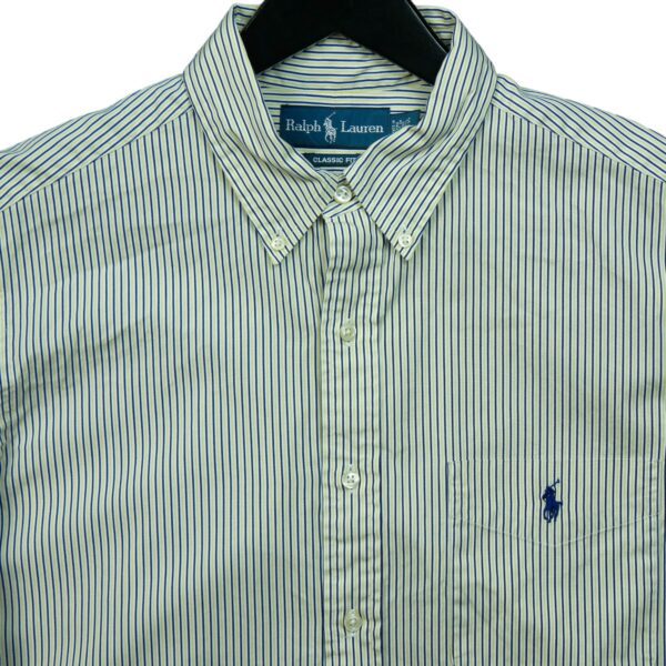 Chemise classiques homme manches longues beige Polo Ralph Lauren Motif a rayures QWE3279