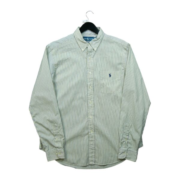 Chemise classiques homme manches longues beige Polo Ralph Lauren Motif a rayures QWE3279