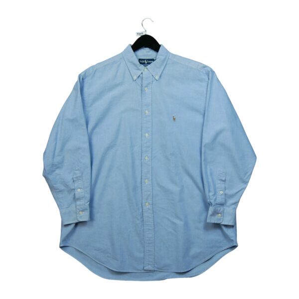Chemise classiques homme manches longues bleu clair Polo Ralph Lauren QWE3305
