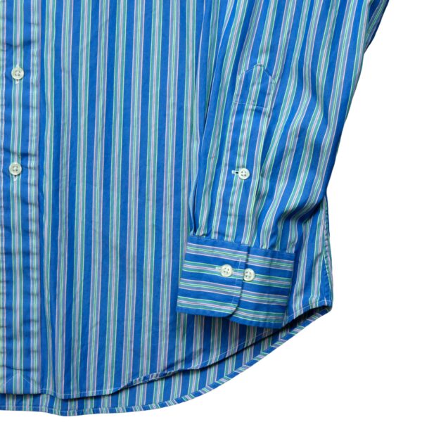 Chemise classiques homme manches longues bleu Polo Ralph Lauren Motif a rayures QWE0503