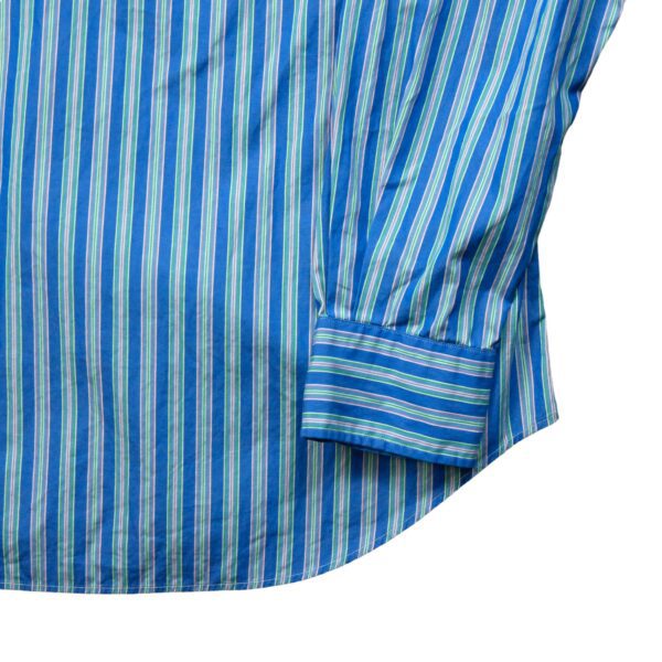 Chemise classiques homme manches longues bleu Polo Ralph Lauren Motif a rayures QWE0503