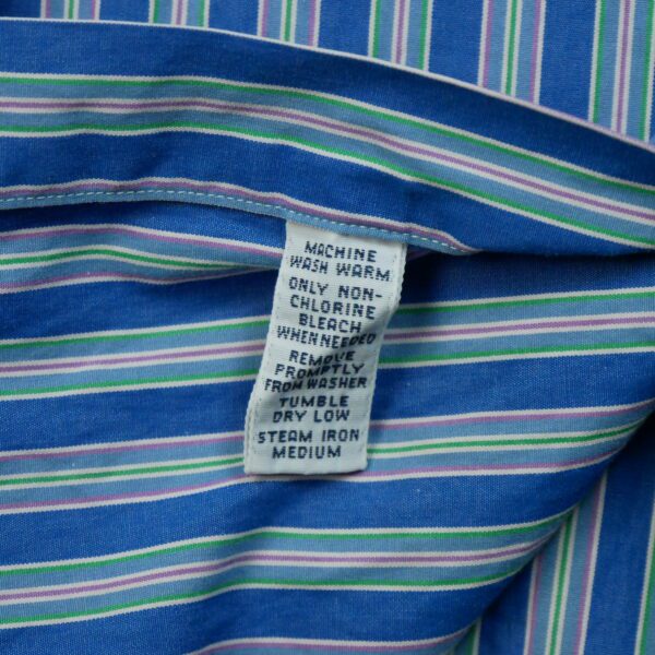 Chemise classiques homme manches longues bleu Polo Ralph Lauren Motif a rayures QWE0503