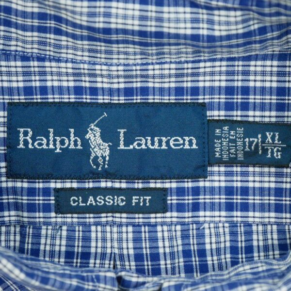 Chemise classiques homme manches longues marine Polo Ralph Lauren Motif a carreaux QWE0307