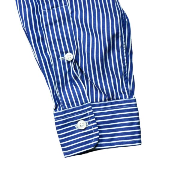 Chemise classiques homme manches longues marine Polo Ralph Lauren Motif a rayures QWE3180
