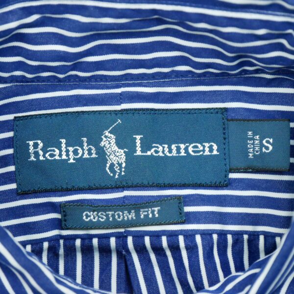 Chemise classiques homme manches longues marine Polo Ralph Lauren Motif a rayures QWE3180