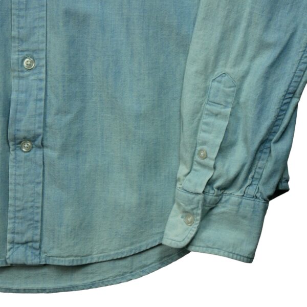 Chemise detente femme manches longues bleu clair Polo Ralph Lauren Motif en jeans QWE0440