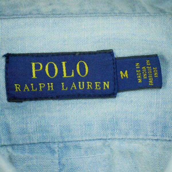 Chemise detente femme manches longues bleu clair Polo Ralph Lauren Motif en jeans QWE0440