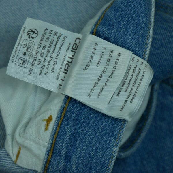Jean coupe droite homme bleu clair Carhartt QWE3606