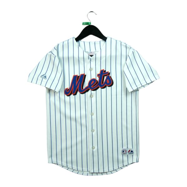 Maillot manches courtes enfant blanc Majestic Equipe Mets de New York QWE0359