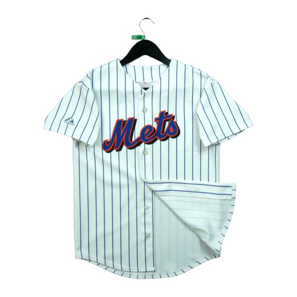Maillot manches courtes enfant blanc Majestic Equipe Mets de New York QWE0359