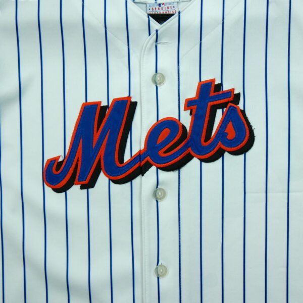 Maillot manches courtes enfant blanc Majestic Equipe Mets de New York QWE0359