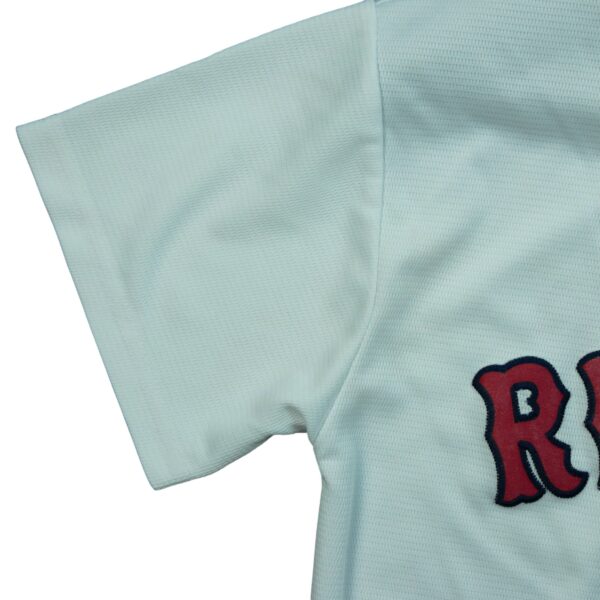 Maillot manches courtes enfant blanc MLB Equipe Red Sox de Boston QWE0056