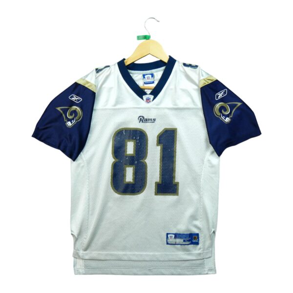 Maillot manches courtes enfant blanc Reebok Equipe Los Angeles Rams QWE0186