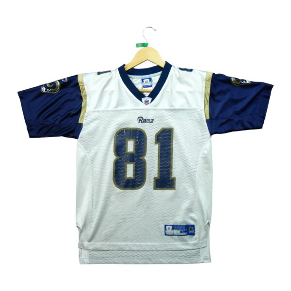 Maillot manches courtes enfant blanc Reebok Equipe Los Angeles Rams QWE0186